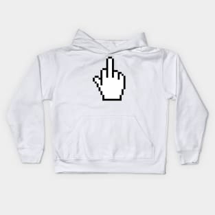 Middle Finger Cursor Kids Hoodie